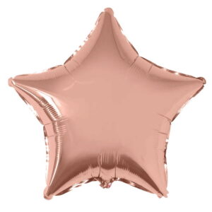 Balão Estrela Rosê P - 20cm